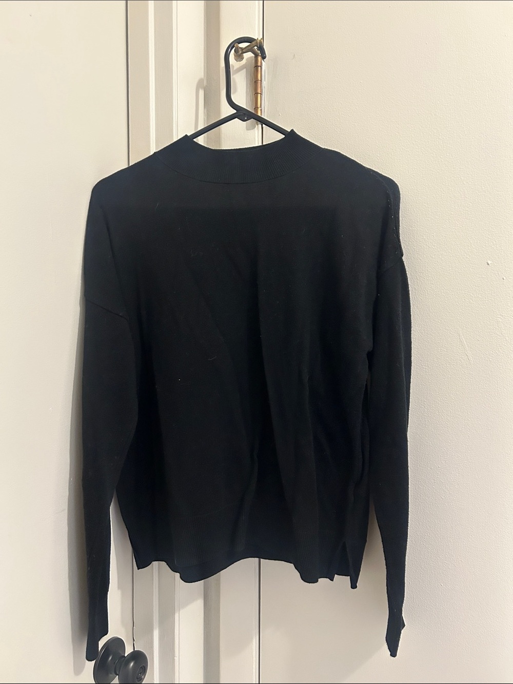 Cropped turtleneck sweater